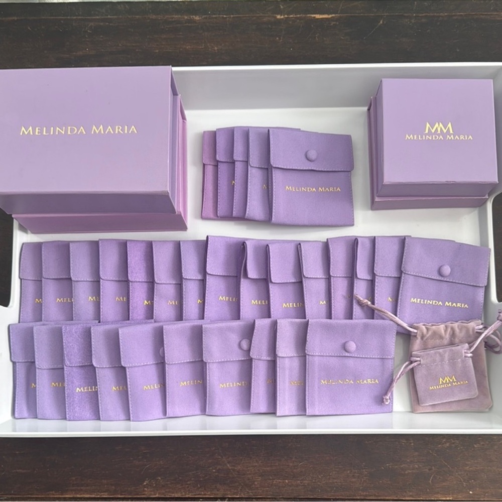 Melinda Maria Lavender Jewelry Pouch Collection